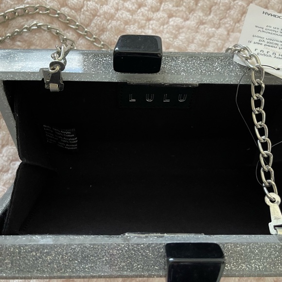 Silver Clutch Purse LULU celebrate clutch - Picture 4 of 6